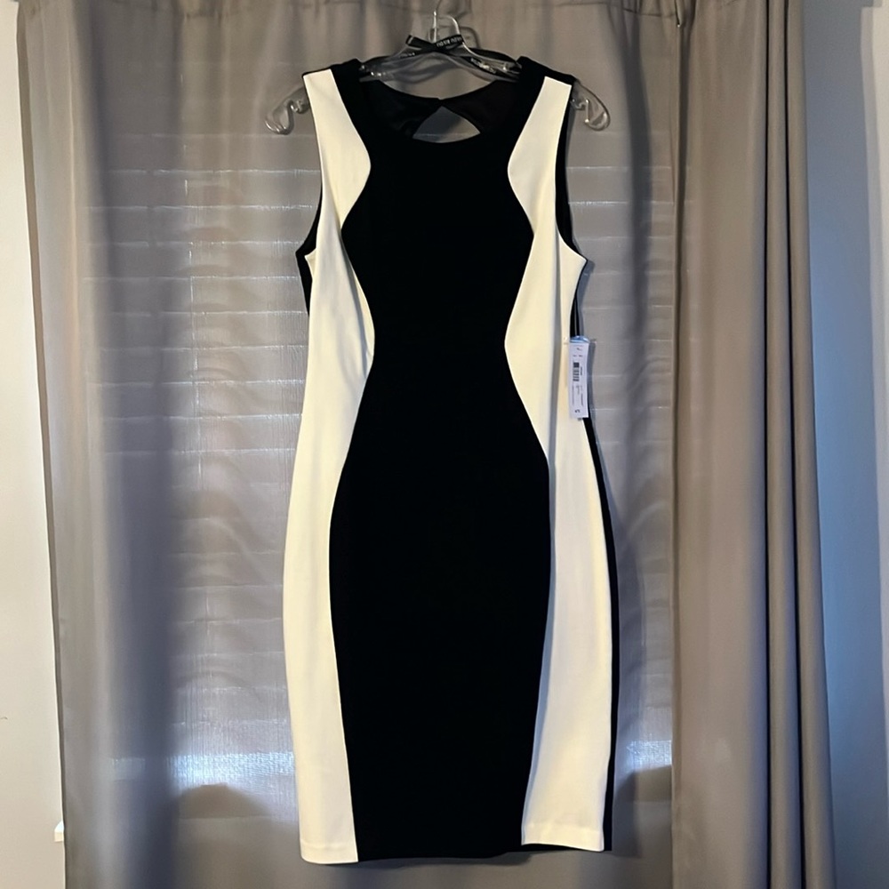 Knee length bodycon dress